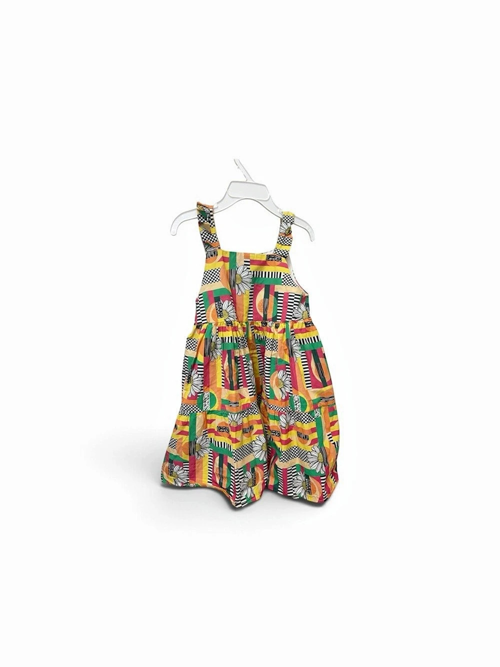 Janie and Jack Girls Size 4 Multicolor Geometric Dress